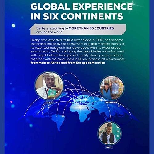 Derby Professional blades in wax-paper packaging preserves edge quality between uses.
