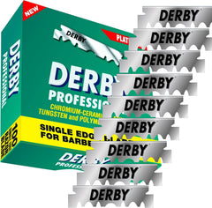 Derby Professional blades Sweden factory origin signals premium steel quality.