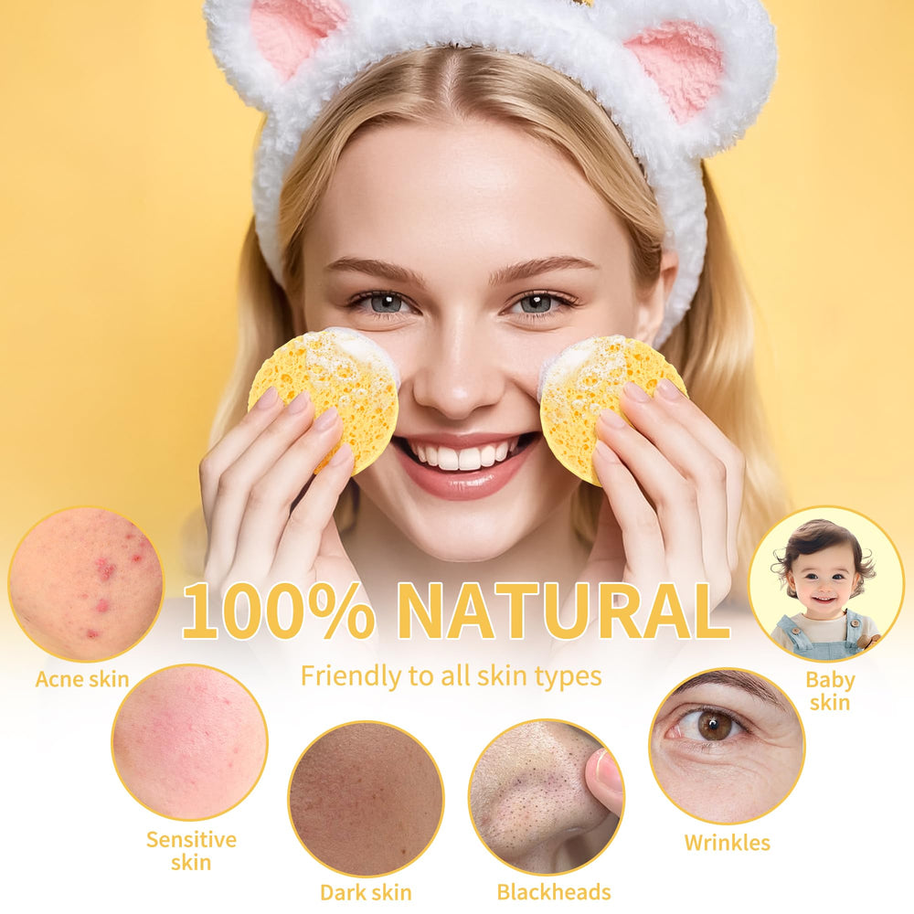 Derloyo eco-friendly cellulose sponges made from natural materials.