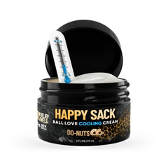 Derm Dude Happy Sack bottle pours cooling cream for odor control.