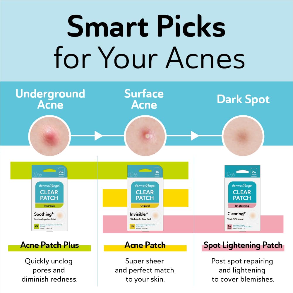 DERMA ANGEL day use patch blends with skin for seamless daytime wear