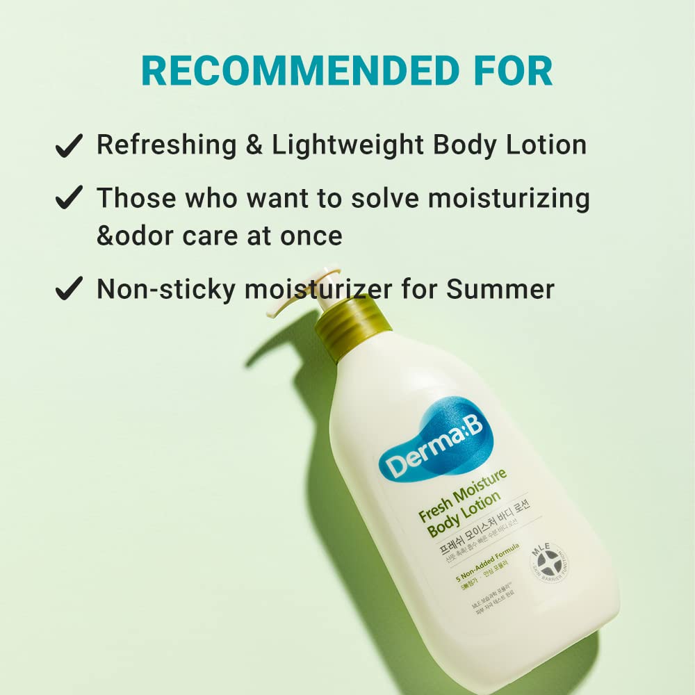 Derma B clinically tested non-irritating signals gentle care for sensitive skin