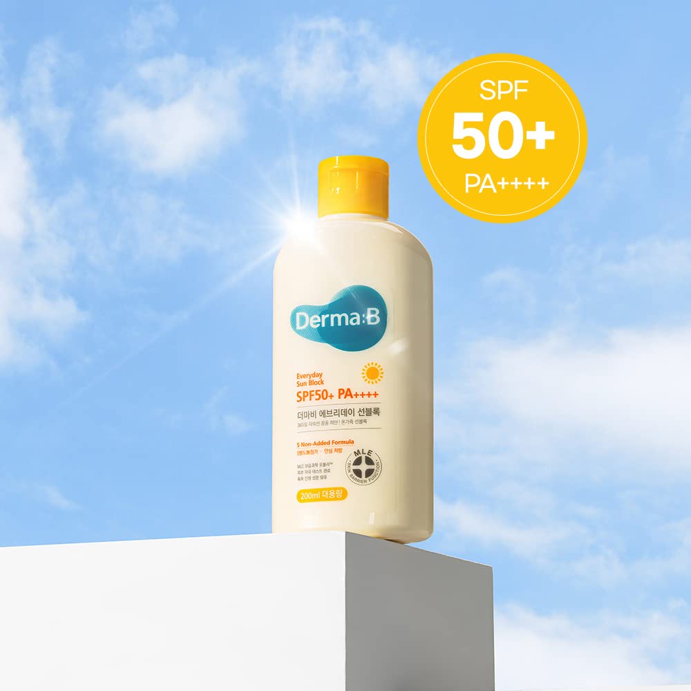 Derma B Everyday Sun Block outdoors with sunlight conveys outdoor-ready skincare routine