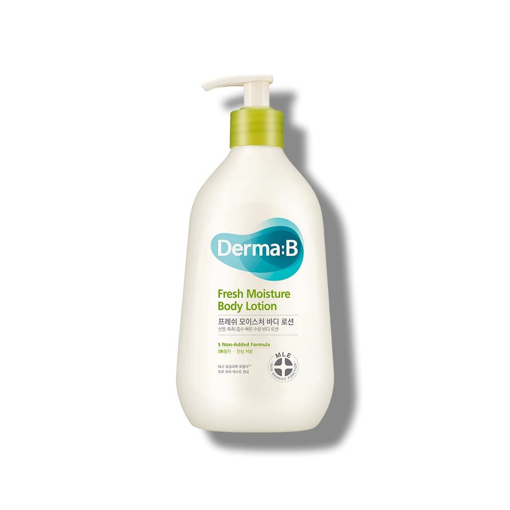 Derma B fresh moisture bottle supports daily hydration for very dry skin