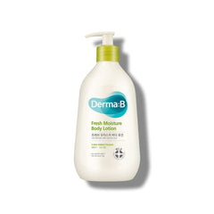 Derma B fresh moisture bottle supports daily hydration for very dry skin