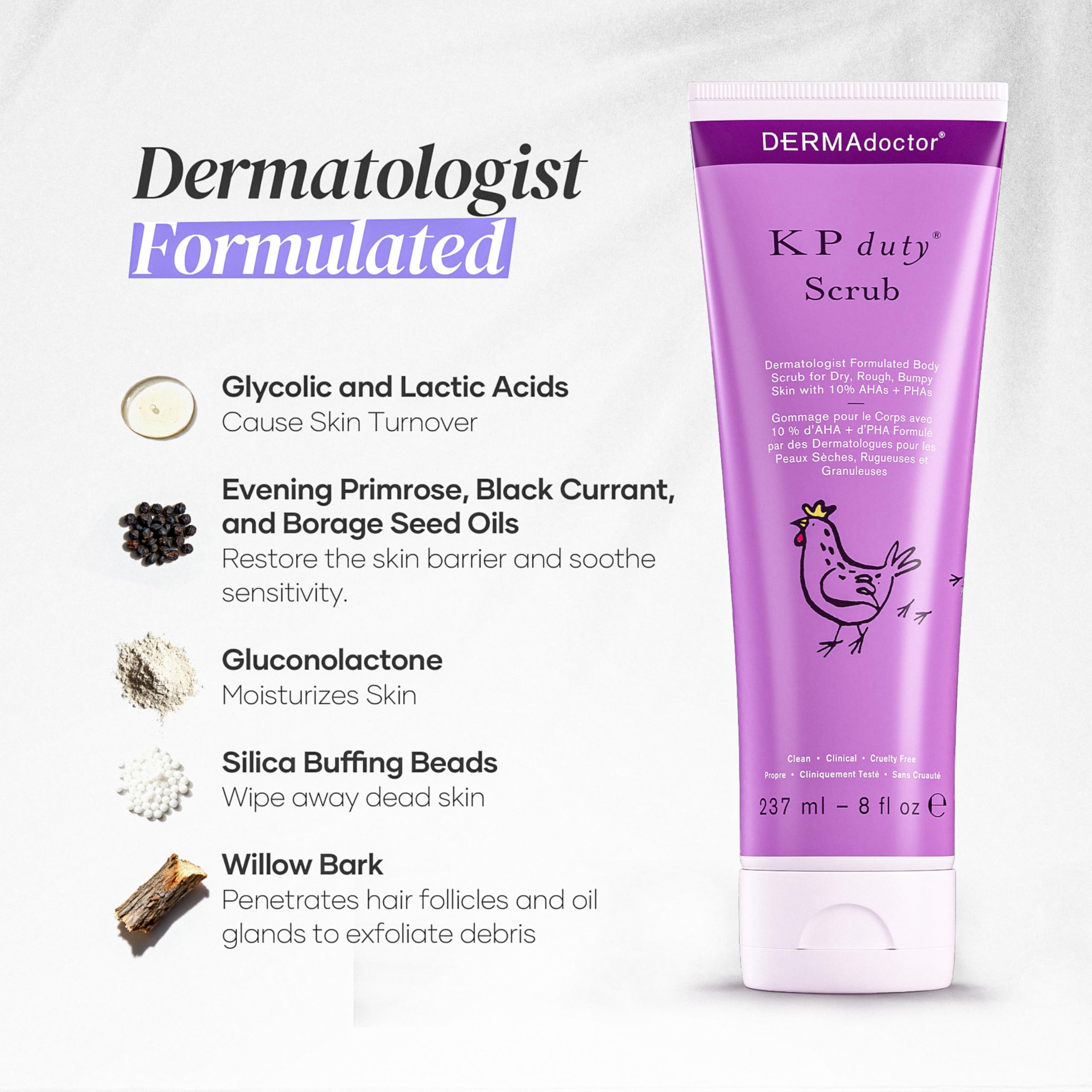 DERMAdoctor KP Bump Eraser gel-texture conveys gentle exfoliation for skin