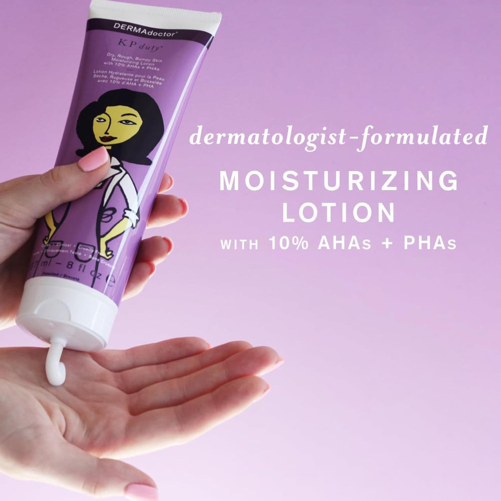 DERMAdoctor KP hydration layer being absorbed into skin for nourishment