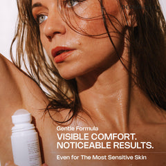 DERMAdoctor sensitive-skin use-case highlights comfortable wear for eczema-prone or reactive skin.