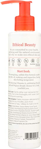 Derma E Anti-Wrinkle Cleanser foaming action on skin for a refreshing cleanse.
