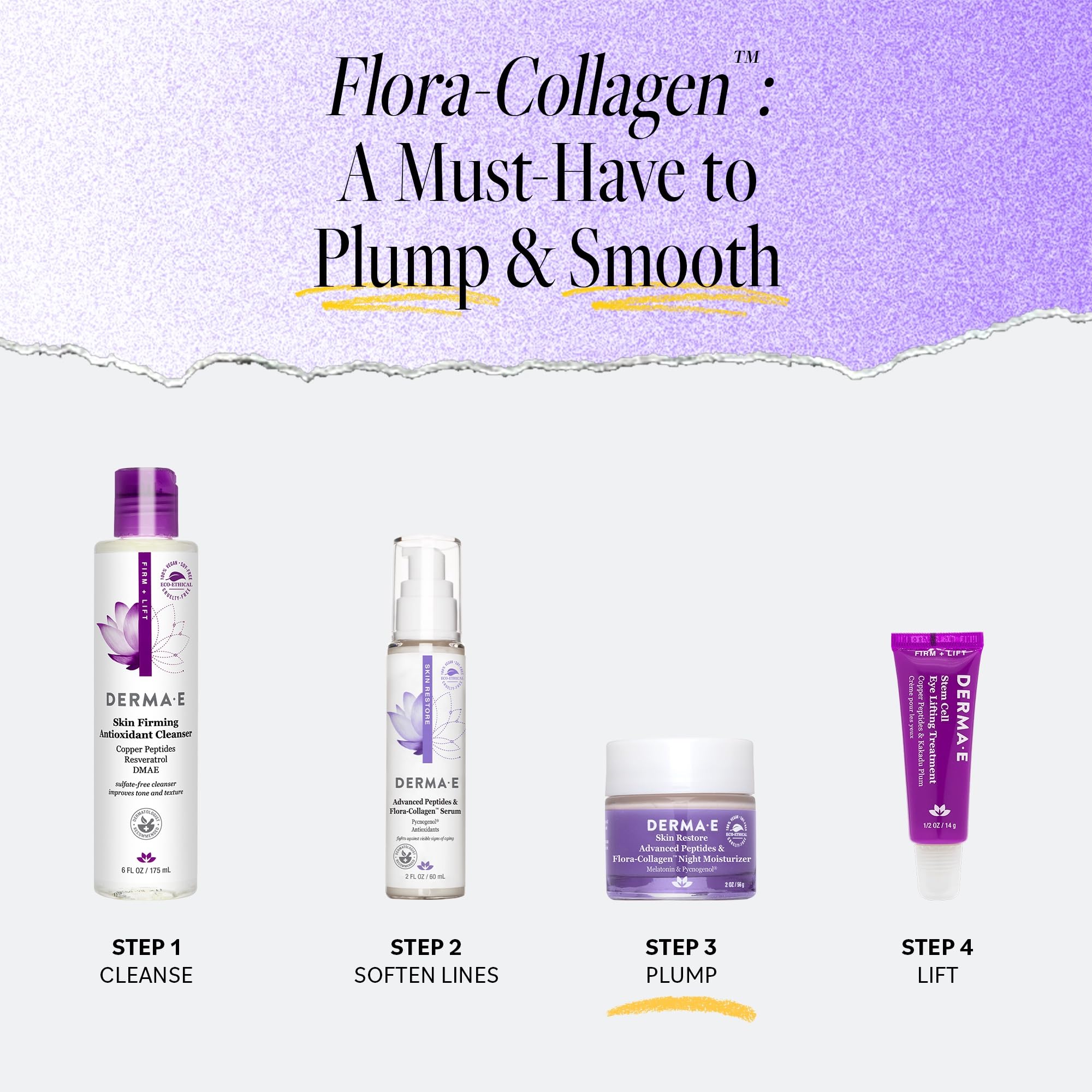 Derma E cruelty-free vegan logos image reinforces ethical skincare values.
