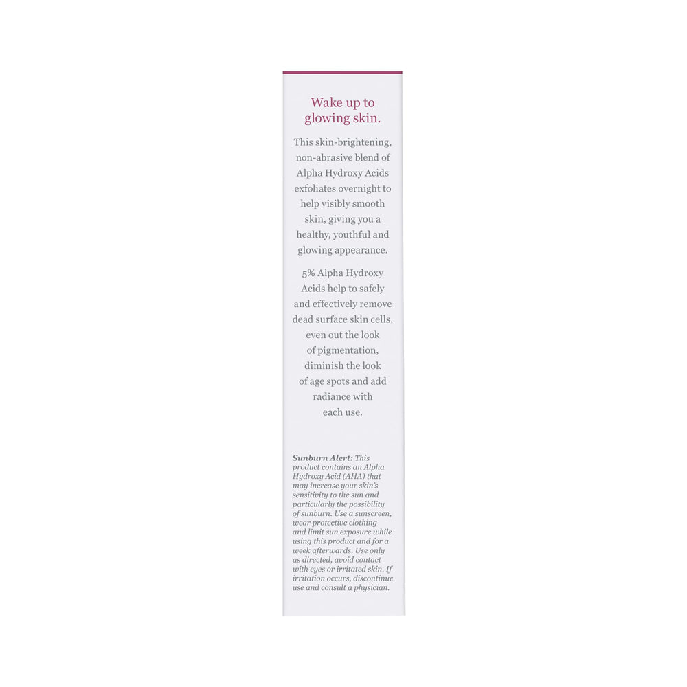 Derma E Essentials Overnight Peel 2oz bottle ready for nightly brightening and even texture.