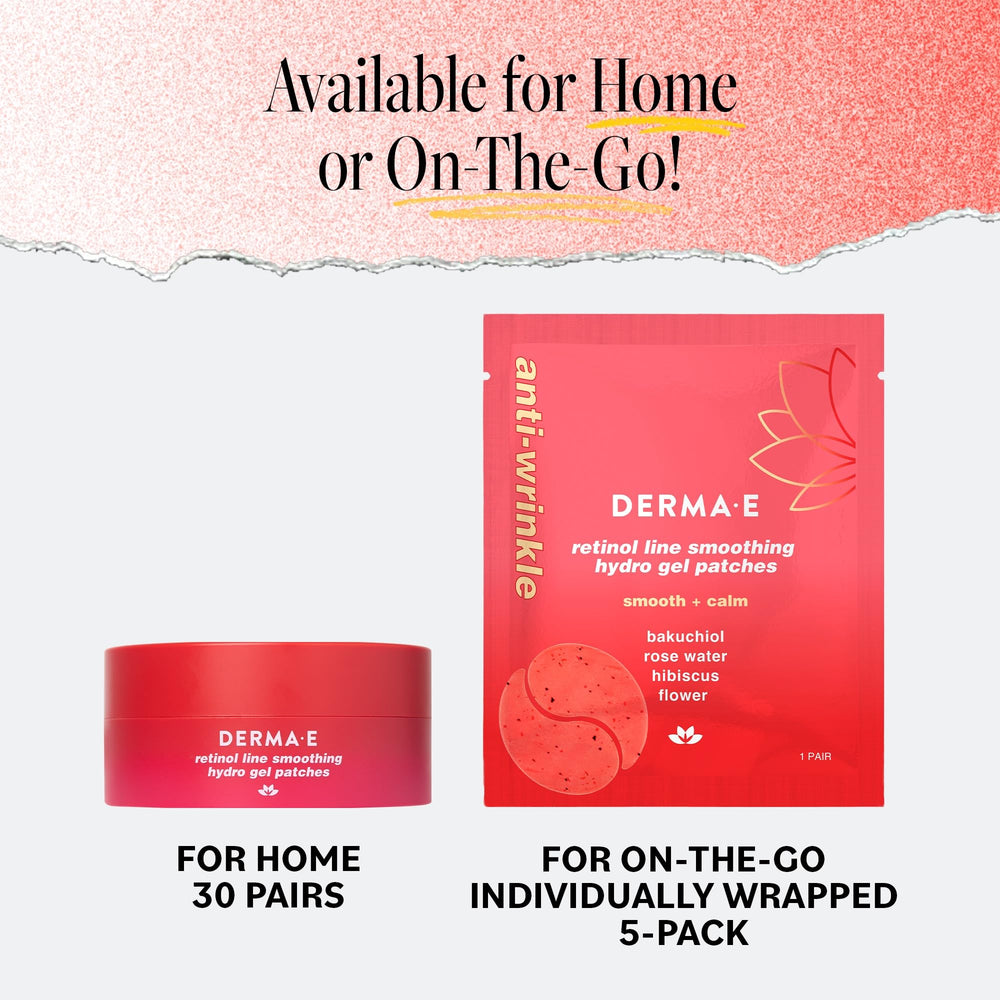 Derma E eye patch serum residue after removal on skin