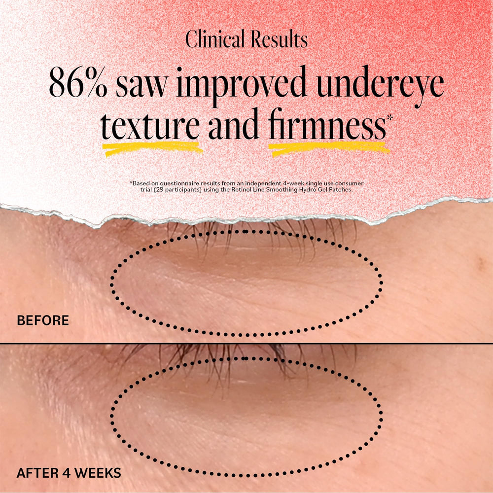 Derma E eye patches rose water hibiscus petals close-up illustrate soothing hydration