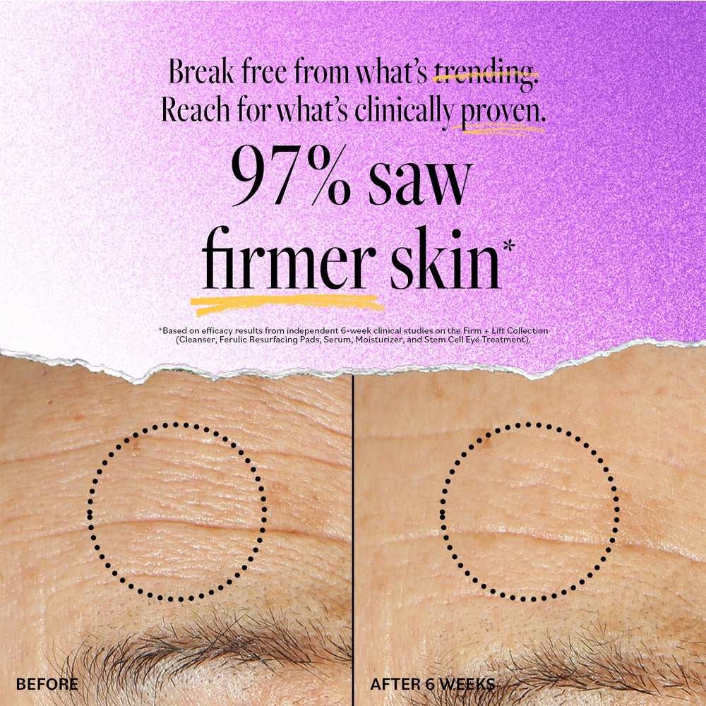 Apply to face and neck with gentle upward strokes for firming potential.