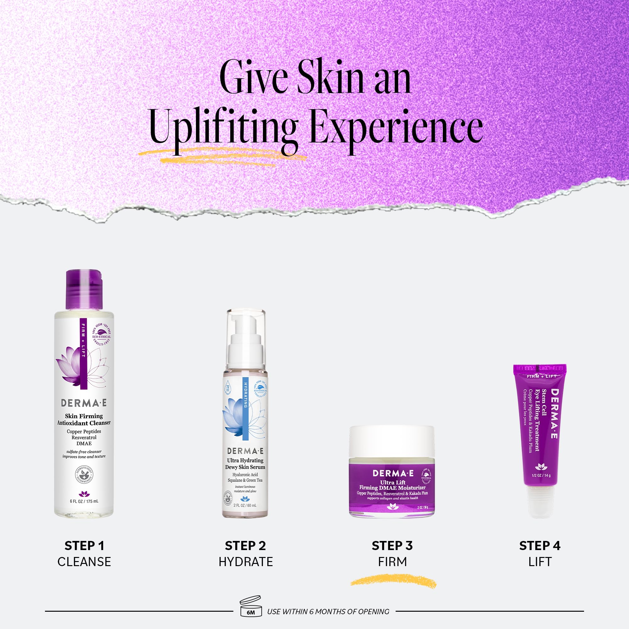Derma E Firming DMAE Moisturizer vegan packaging signals clean beauty and eco-conscious care.