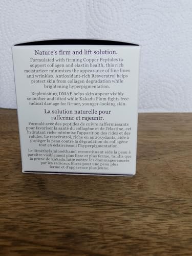 Derma E Firming DMAE Moisturizer texture close-up shows creamy, smooth formula.