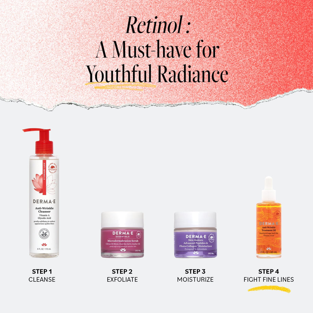 Derma E fragrance-free label confirms suitability for sensitive skin.