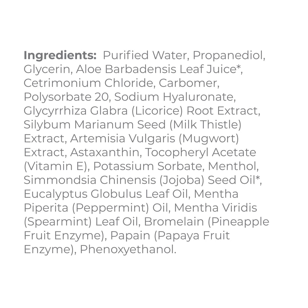 DERMA E Gentle Enzyme Peel ingredients with fruit enzymes visuals for natural exfoliation