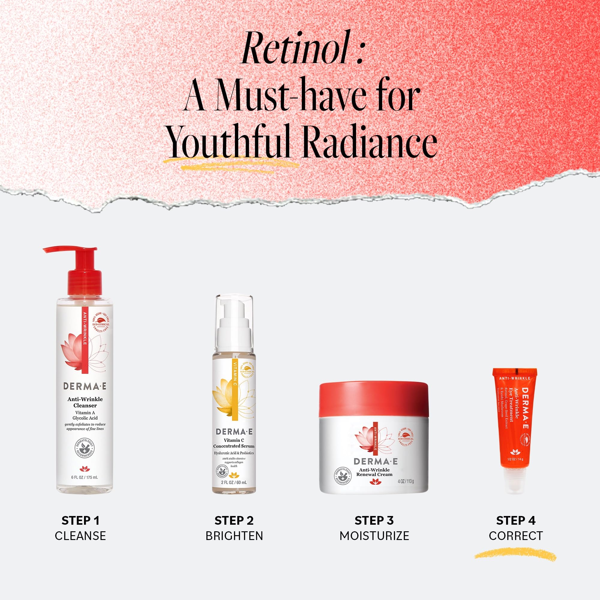 Derma E golden aloe beads closeup emphasizes hydrating moisture delivery.