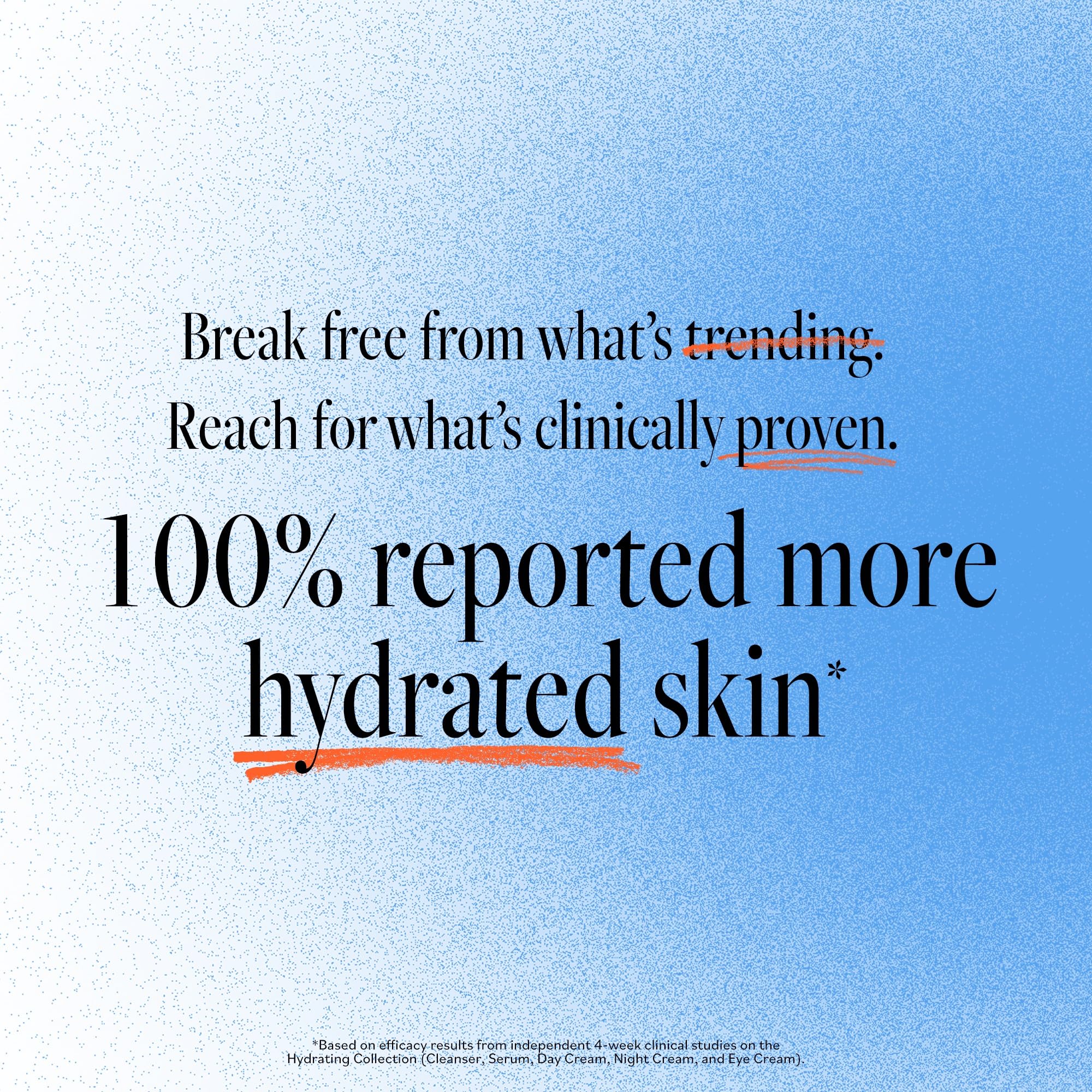 Derma E Hydrating Eye Cream texture swirl highlights rich moisturizing consistency