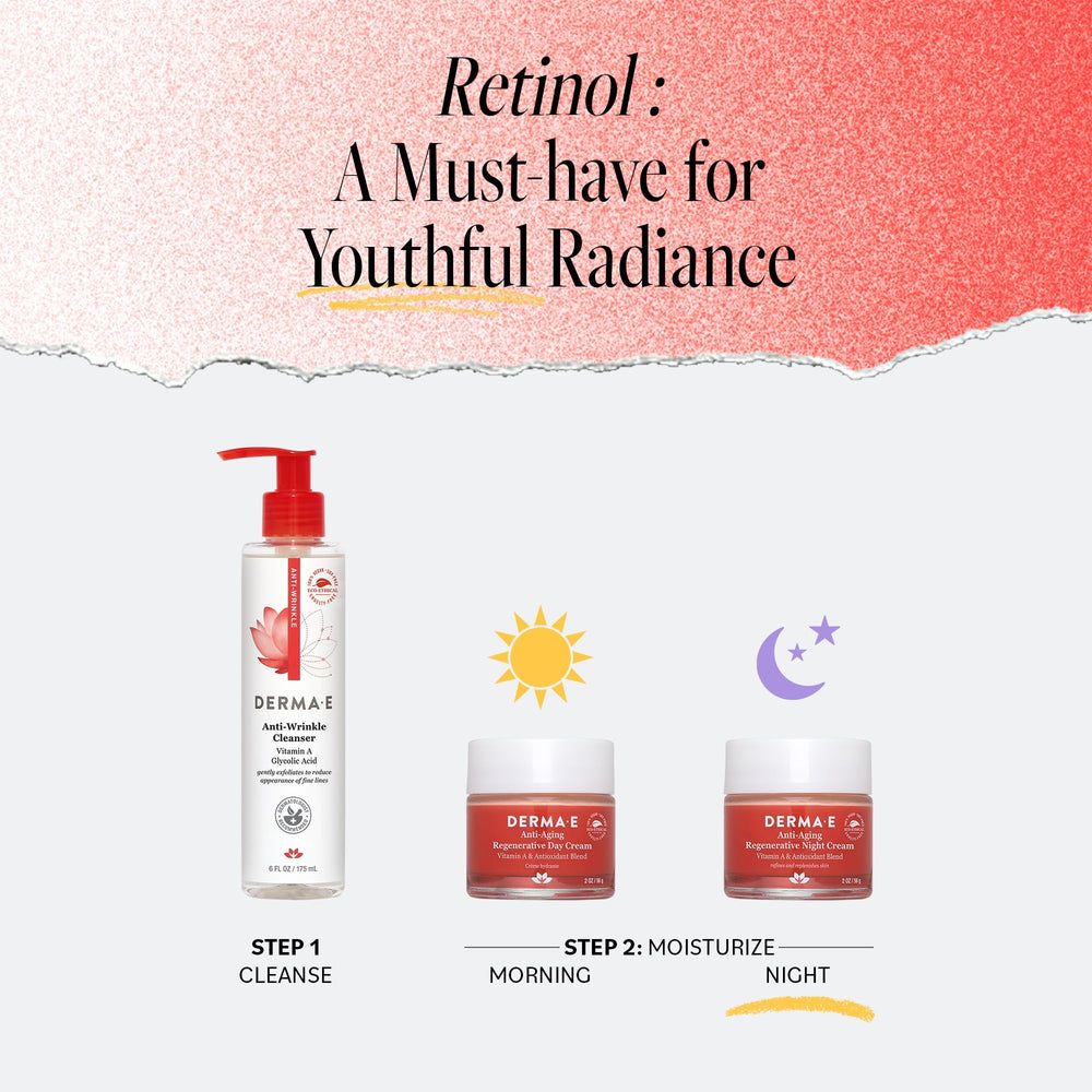 Derma E lavender oil highlights soothing, clear-looking skin and aromatherapy benefits.