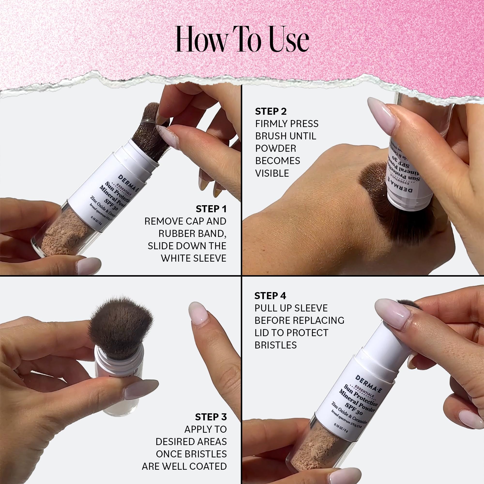 Derma E oil-control powder provides a matte finish.