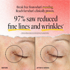 Derma E pine bark extract emphasizes wrinkle reduction and redness diminishment.