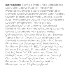 Derma E Pure Biome Balancing Cream application on face and neck demonstrates recommended massage.