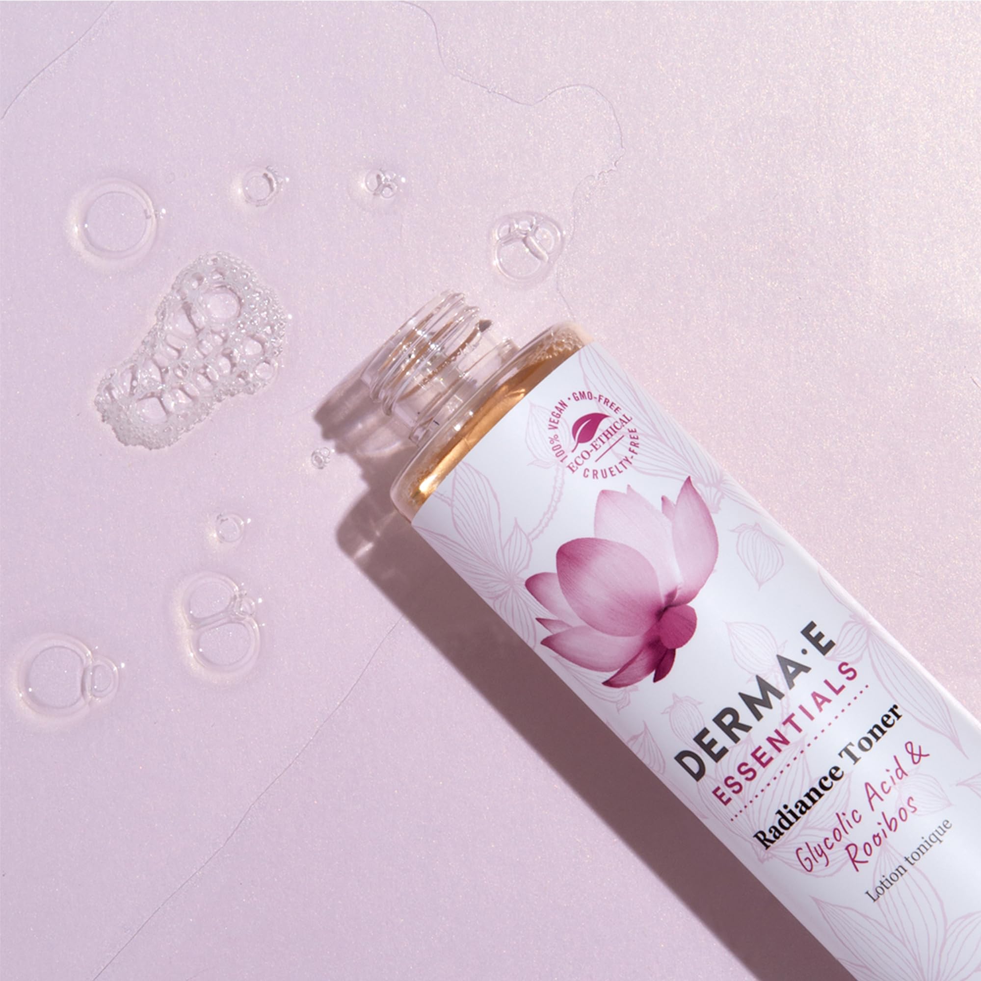 Derma E Radiance Toner rooibos ingredient scene for healthy skin