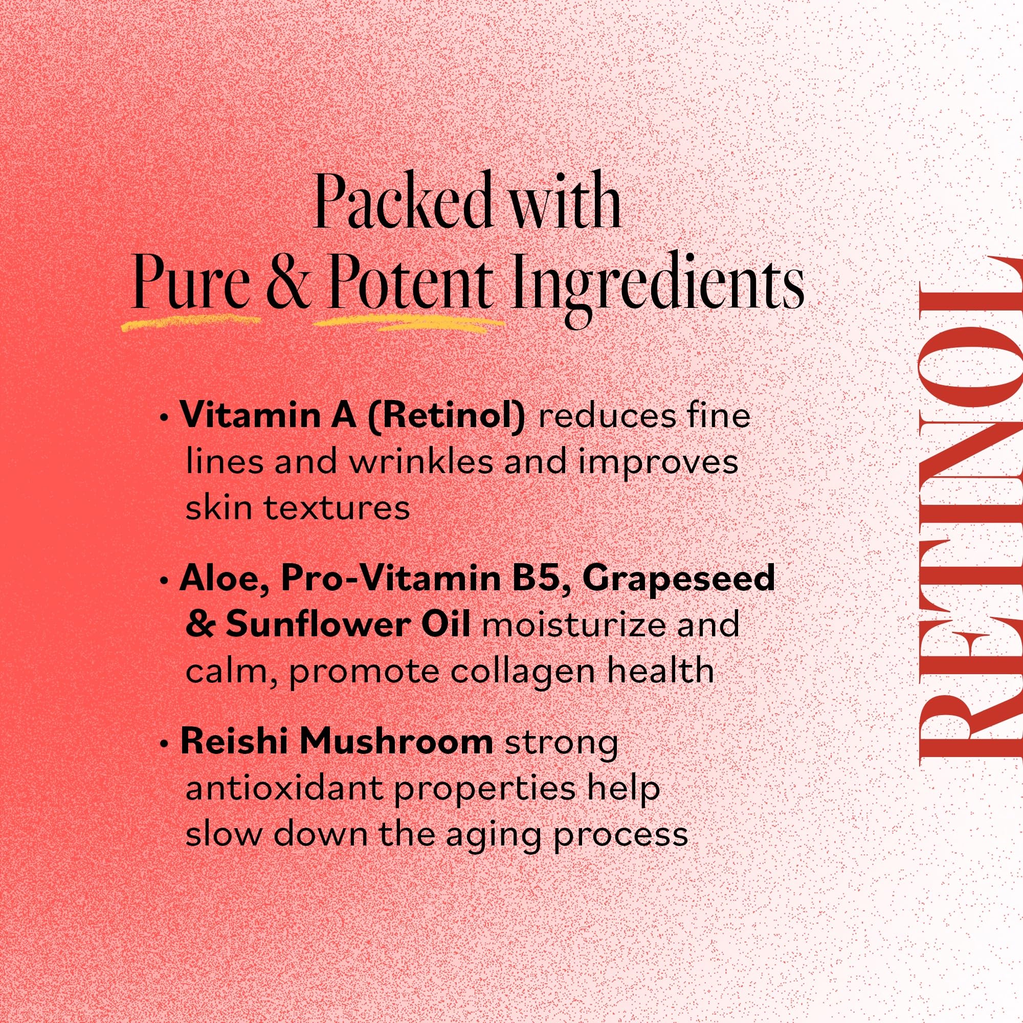 Derma E retinol eye serum texture captures lightweight, fast-absorbing feel.