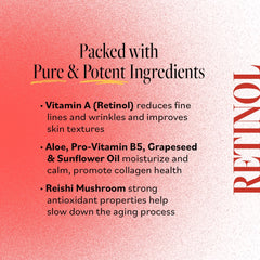 Derma E retinol eye serum texture captures lightweight, fast-absorbing feel.