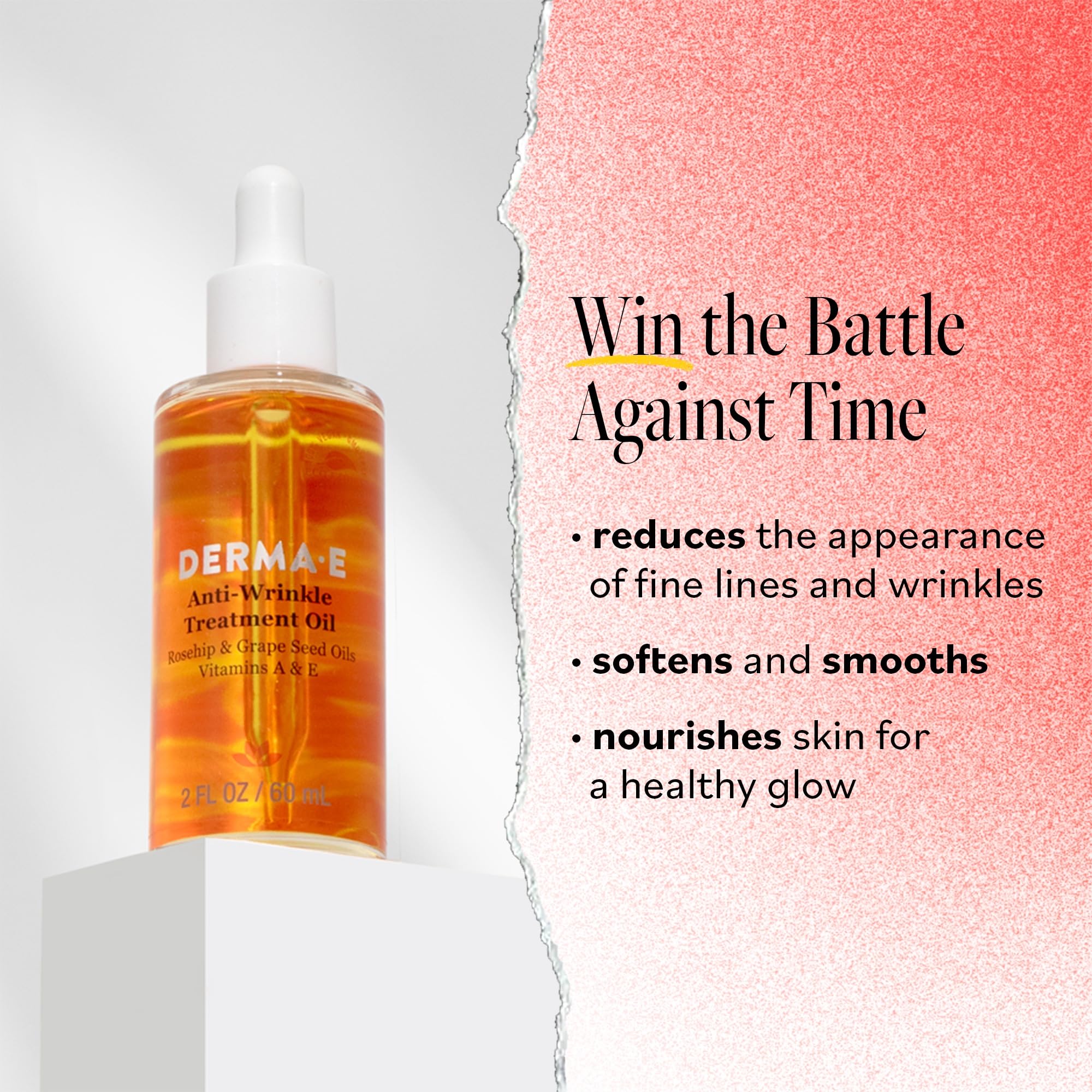 Derma E rosehip oil boost focuses on reviving skin texture and radiance.