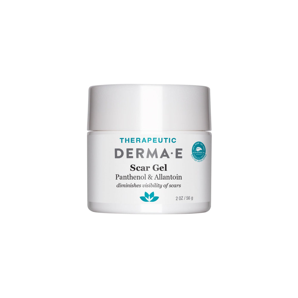Derma E Scar Gel face application for smooth scar care.