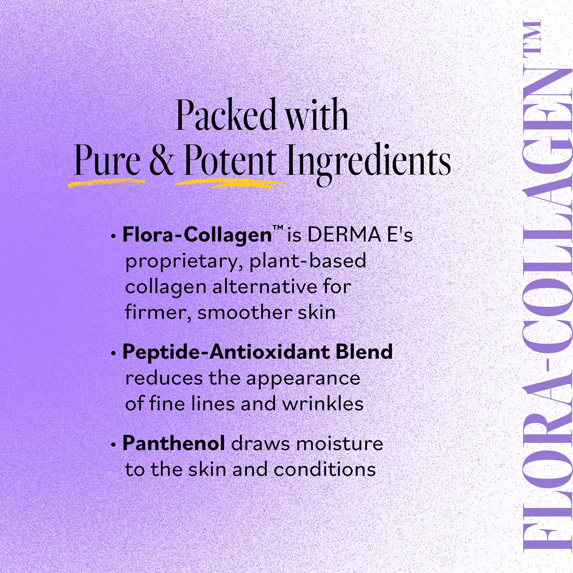Derma E serum massaged into clean face and neck demonstrates absorption