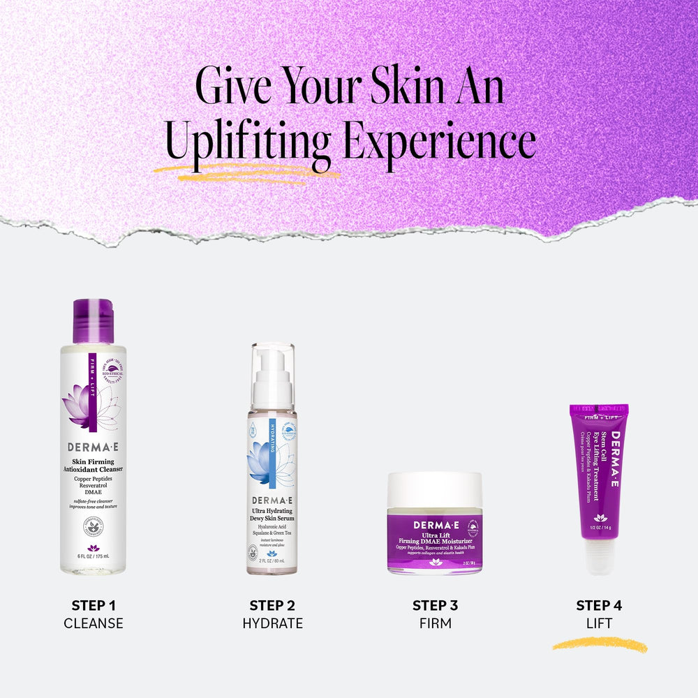 Derma E Stem Cell Lifting Eye Treatment Kakadu Plum closeup emphasizing elasticity support.