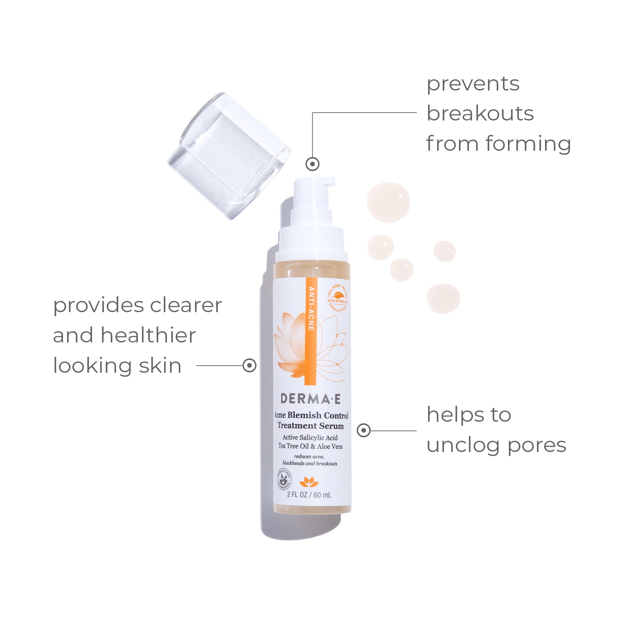 Derma E: textura suave del suero para aplicación precisa
