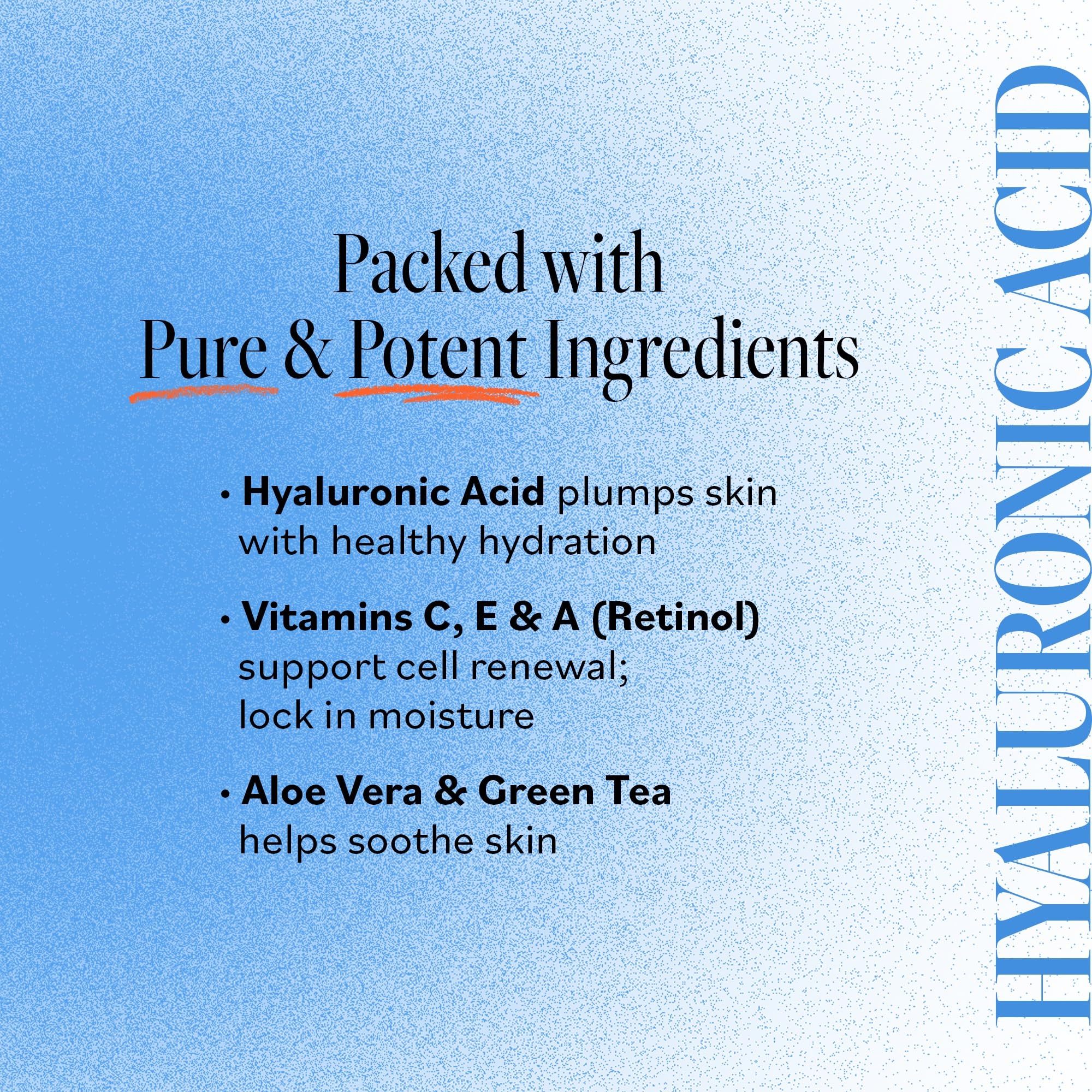 Derma E Ultra Hydrating Night Cream night routine shot illustrating post cleansing hydration benefits