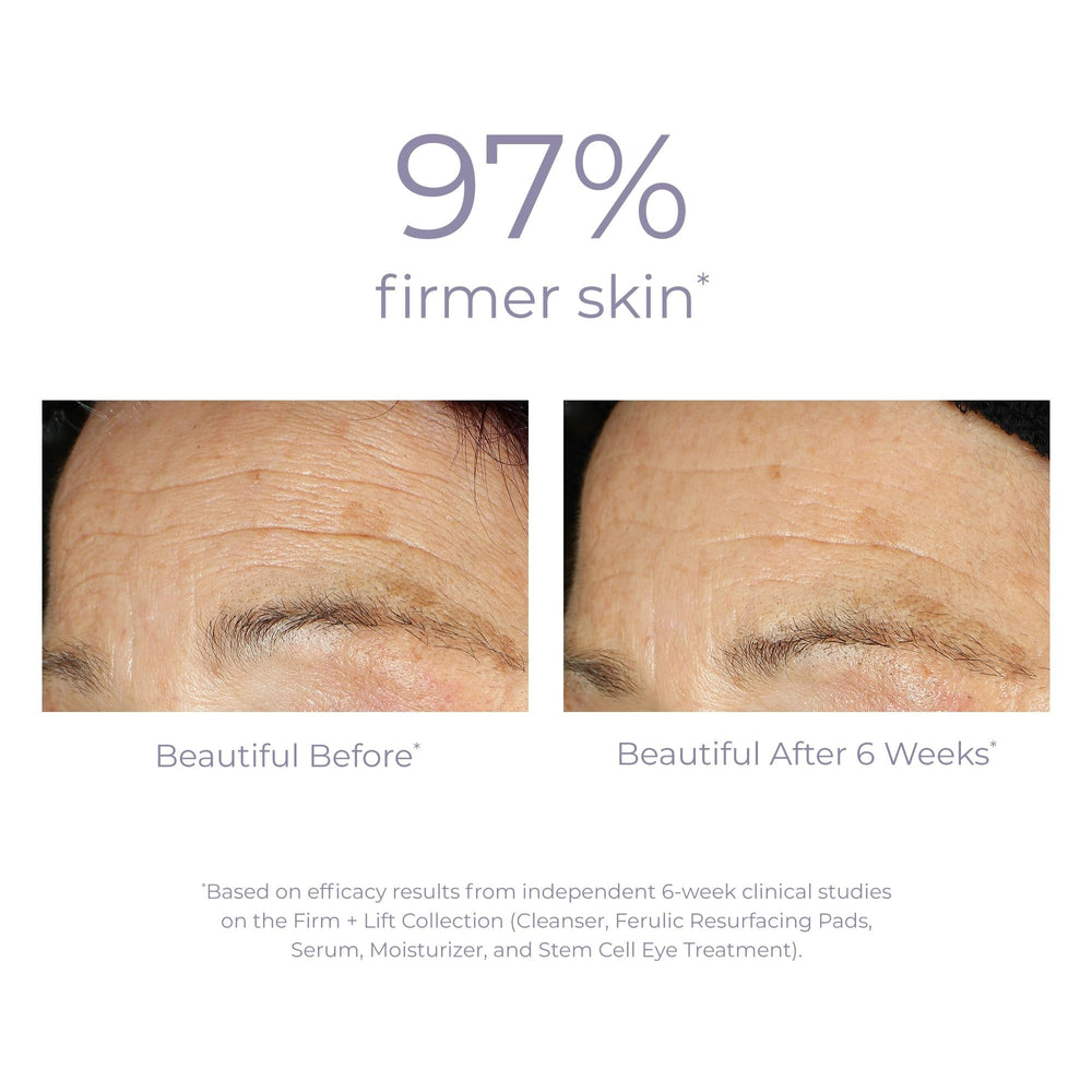 Derma E Ultra Lift DMAE Serum texture swatch shows silky non greasy feel