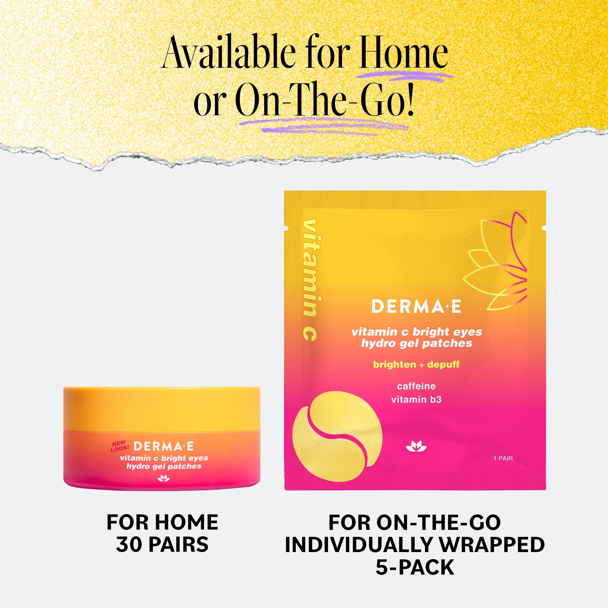 Derma E vegan cruelty-free icon near product branding