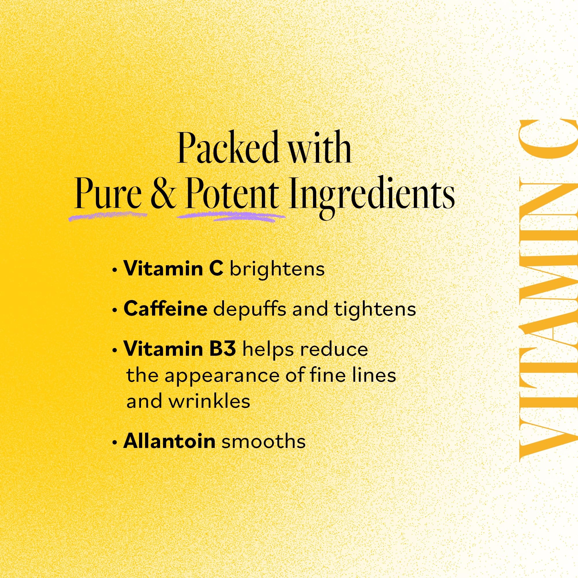 Derma E Vitamin C Bright Eyes patches in a morning routine for a refreshing start