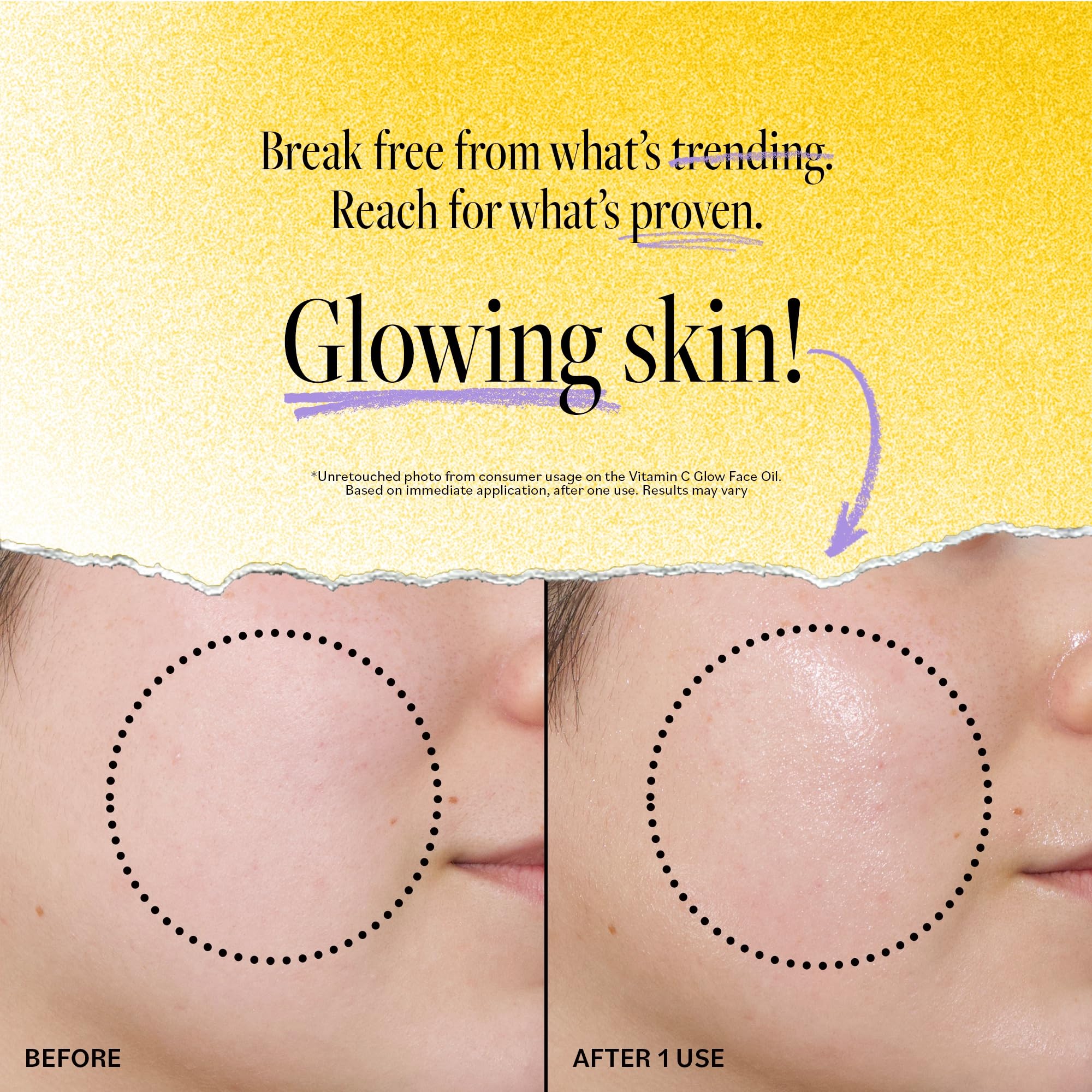 Derma E Vitamin C Glow Face Oil with seabuckthorn supports skin health and hydration.