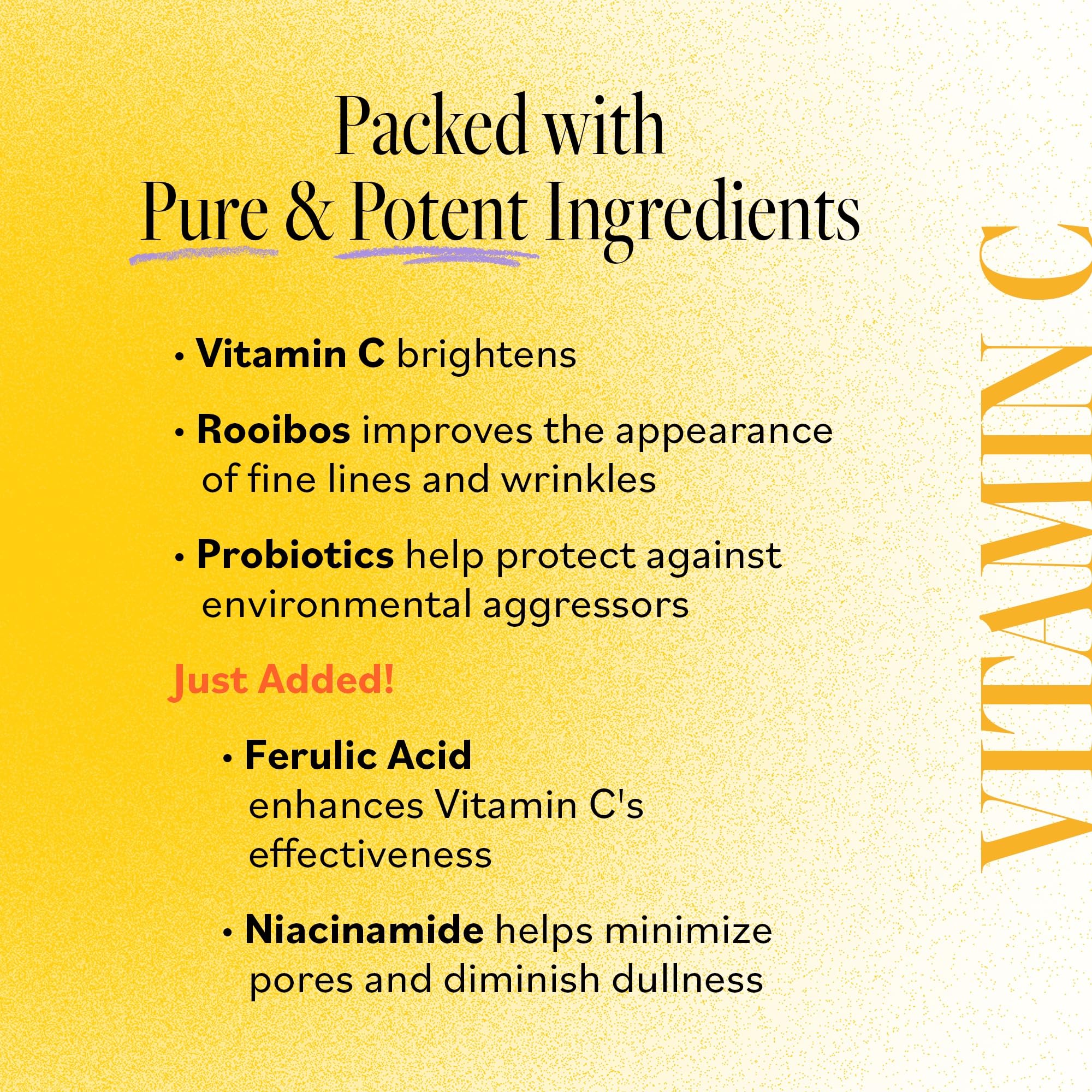 Derma E Vitamin C Renewing Face Moisturizer contains probiotics for skin resilience against stressors