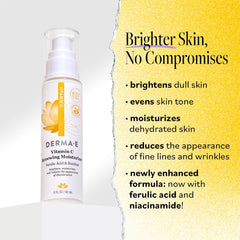 Derma E Vitamin C Renewing Face Moisturizer texture application highlights lightweight hydration
