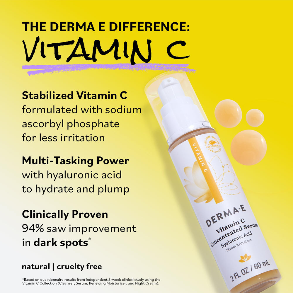 Derma E Vitamin C Serum packaging recyclable supports sustainable skincare