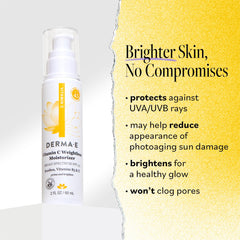 Derma E Vitamin C Weightless Moisturizer SPF 45 pump ideal for a quick morning routine and even skin tone.