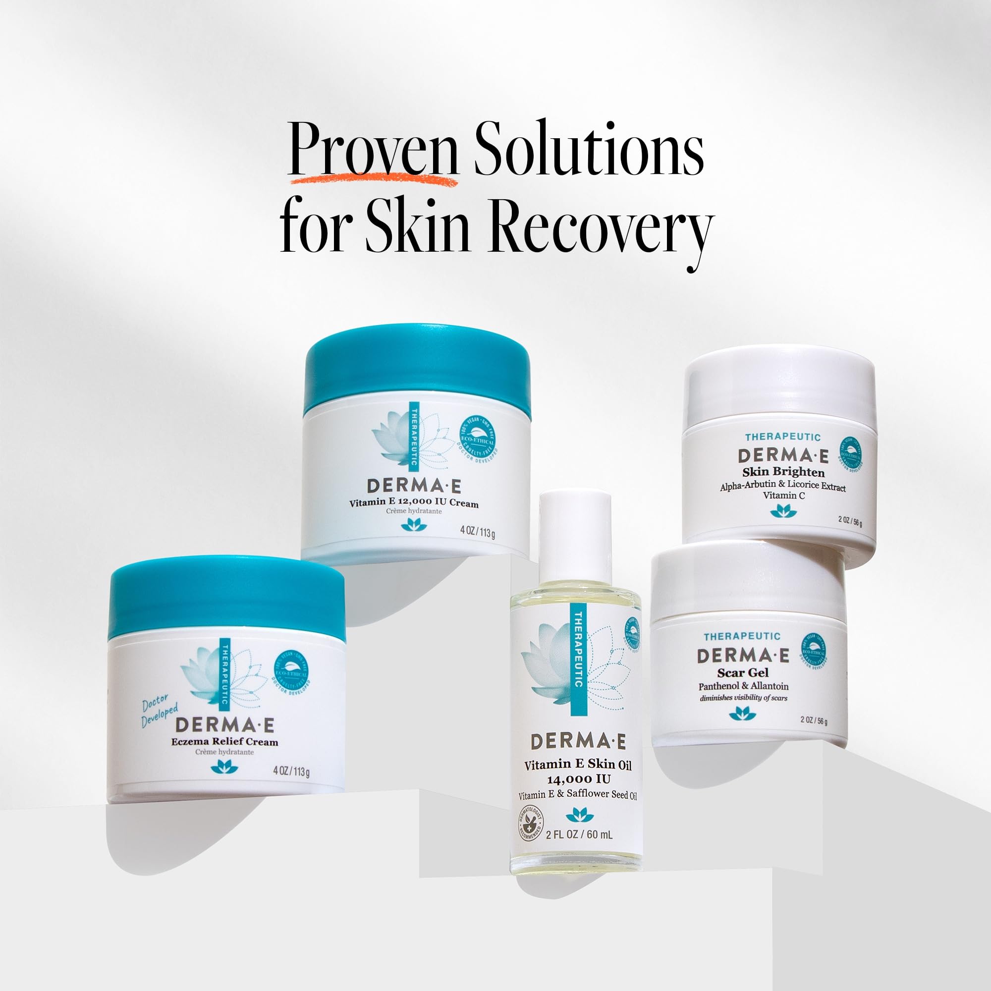 Derma E Vitamin E 12,000 IU Cream on elbows and knees to soften rough patches.