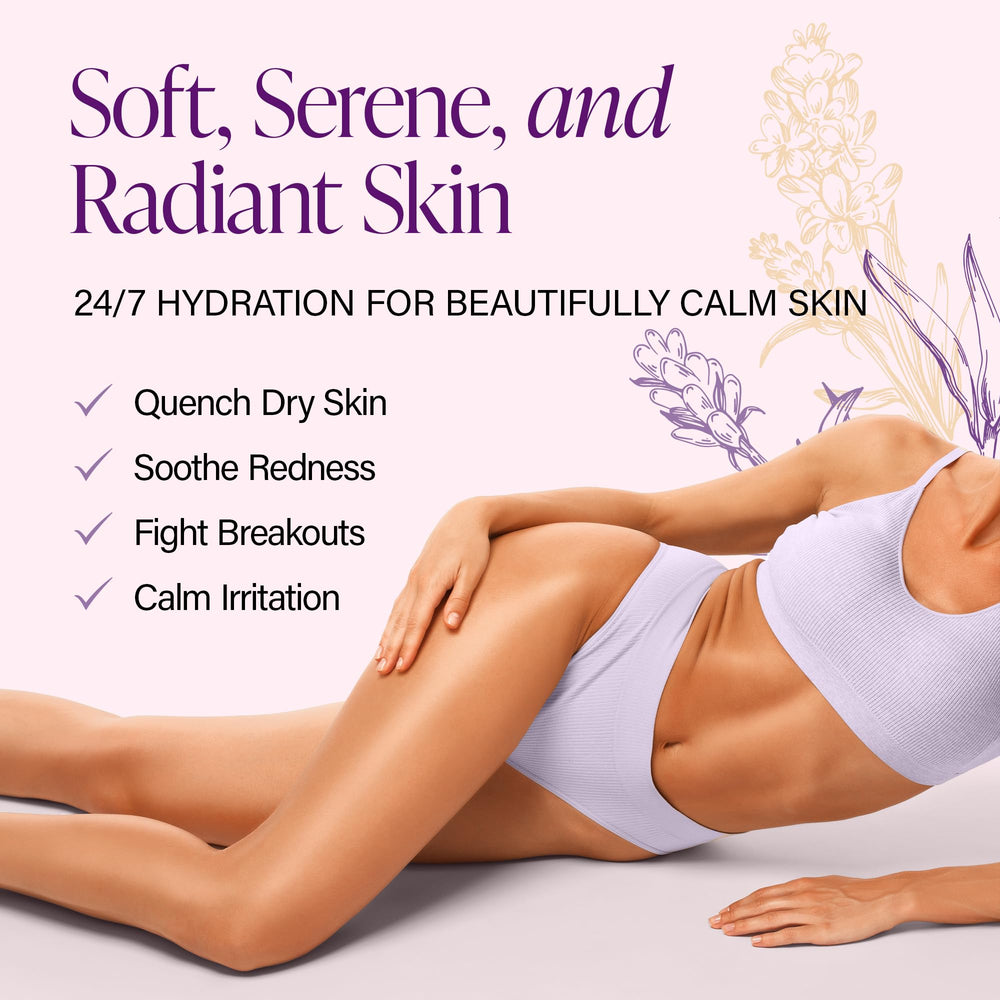 Rich foam from Derma-Nu Tea Tree Body Wash cleanses while preserving moisture.