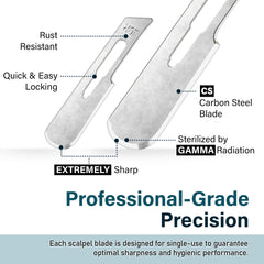 DermaTwist closeup shows precise shave for smooth, even skin surface.