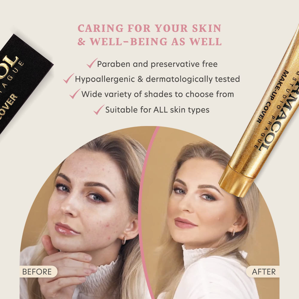 Dermacol waterproof foundation 207 swatch demonstrates smudge-proof wear.