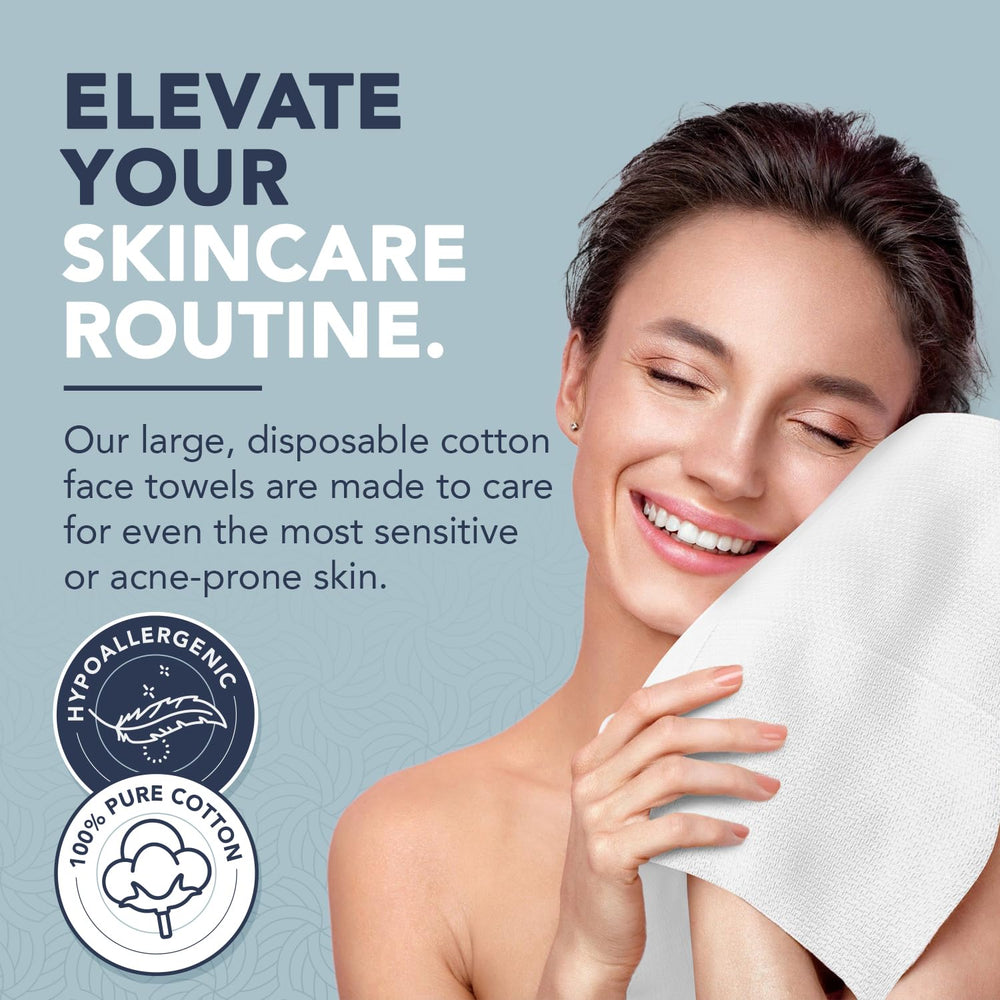 Dermacotton biodegradable packaging emphasizes eco-friendly, conscious skincare choices.
